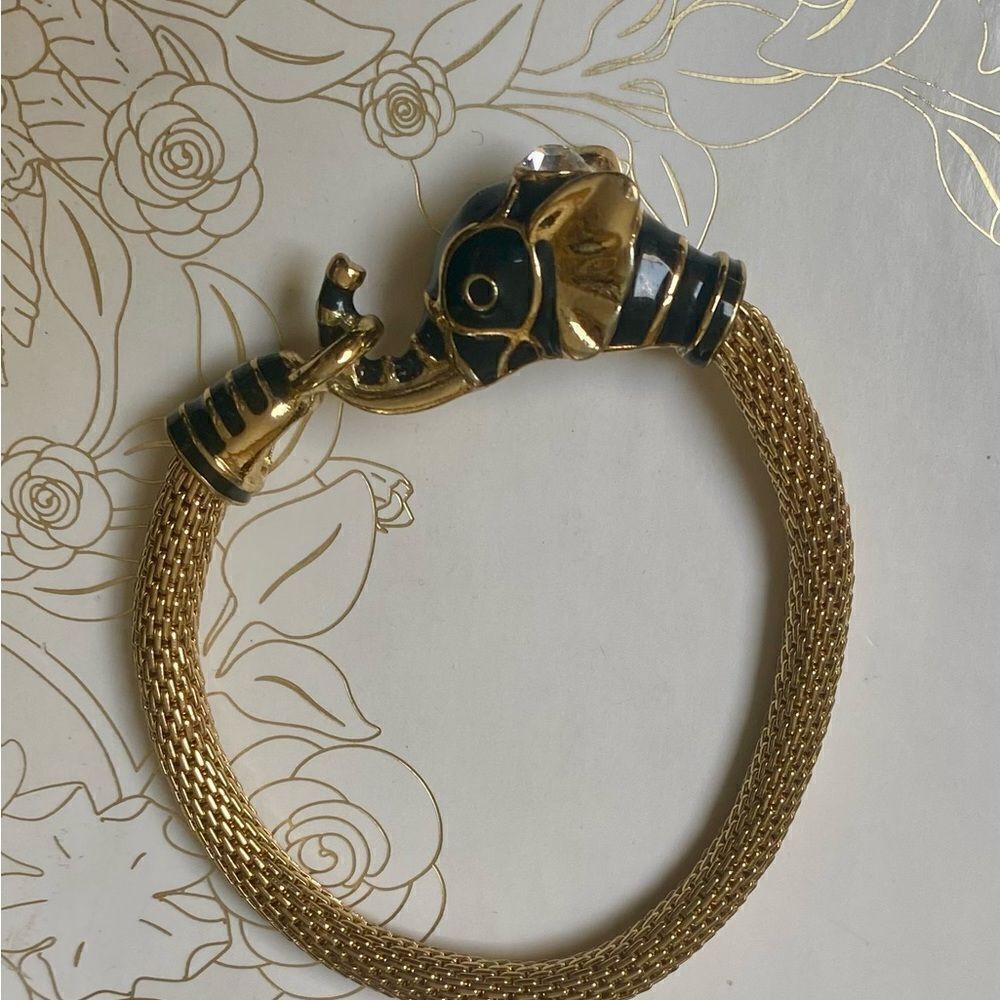 Elephant Mesh Stretch Bracelet